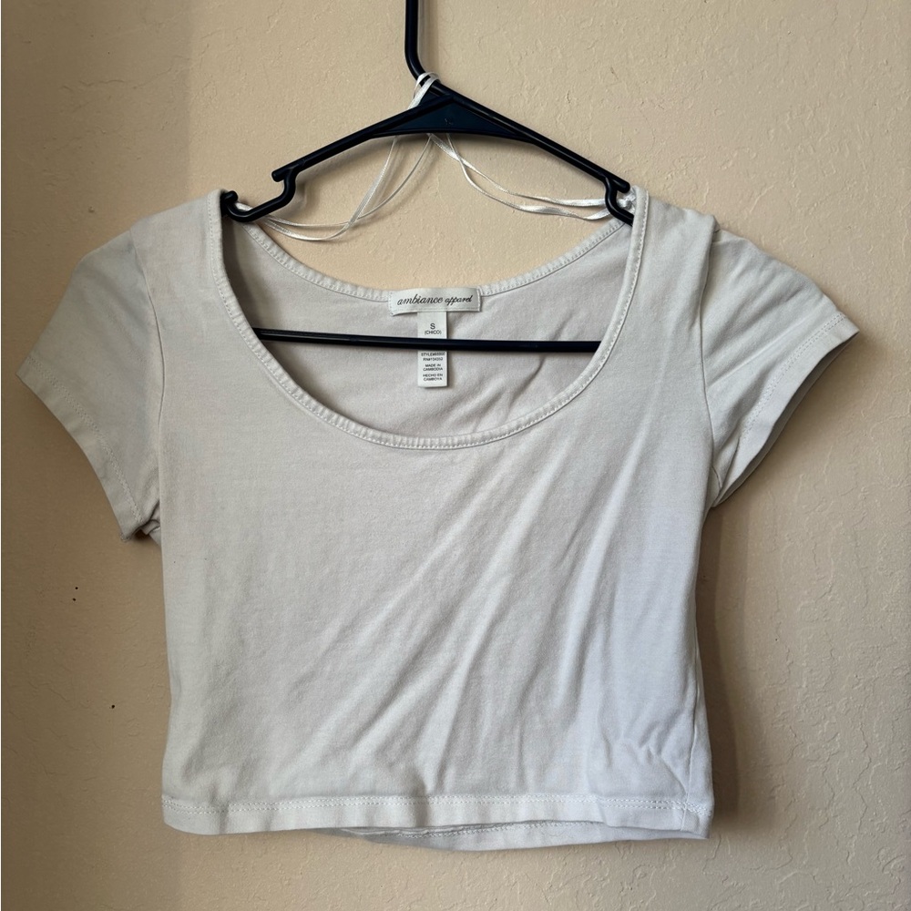 White Crop Top